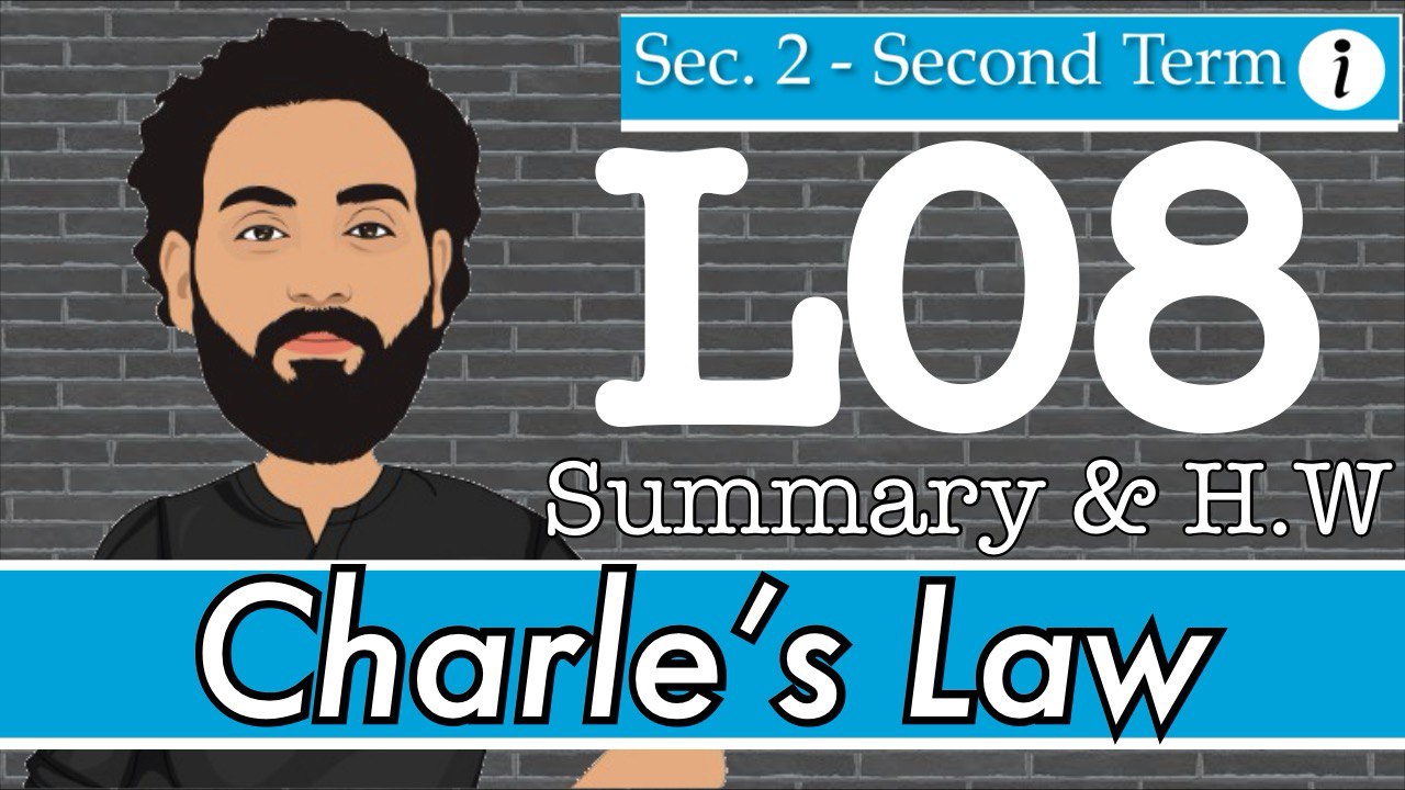 S2-T2-L08 Charle's Law  (Summary & H.W)